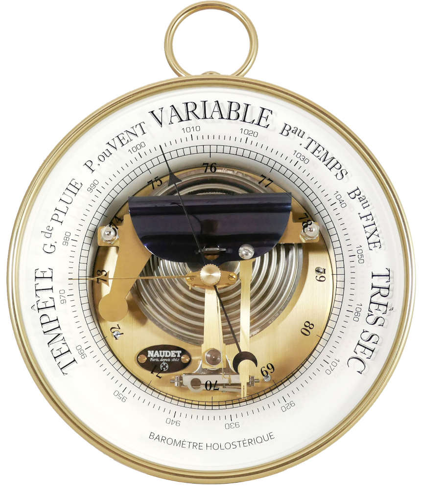 N-1-17-B Baromètre Luxe à belière diam. 165 mm NAUDET
<---Cliquez sur l'image pour agrandir---> N-1-17-B Baromètre Luxe à belière diam. 165 mm NAUDET