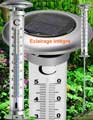 T-12.2057- Thermomètre à planter de jardin à éclairage solaire. - T-12.2057