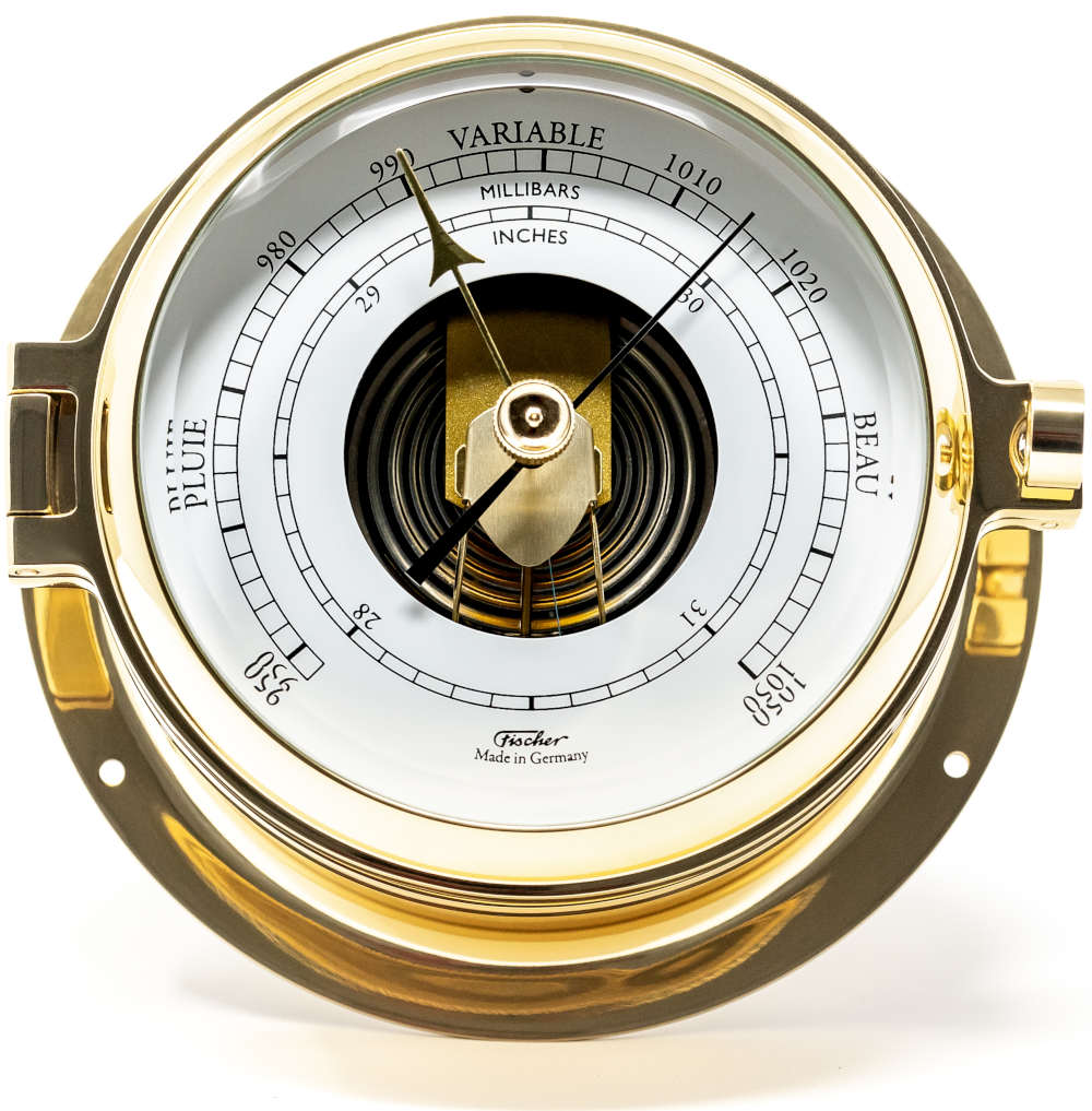 F-1605-B Baromètre Marine massif Grand Diam. 160 mm (modèle Français) Fischer
<---Cliquez sur l'image pour agrandir---> F-1605-B Baromètre Marine massif Grand Diam. 160 mm (modèle Français) Fischer