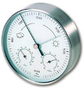 T-20.2027-TFA Baromètre/Thermo/Hygro inox diam. 160 mm intérieur ou exterieur - T-20.2027