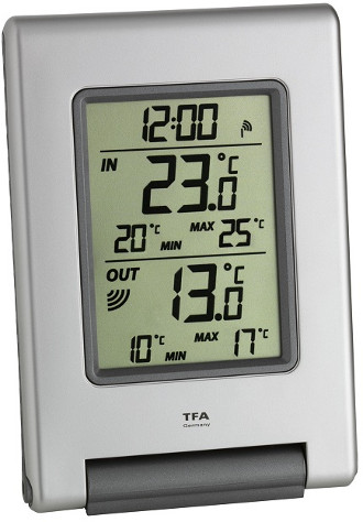 T-30.3071 Thermomètre sans fil mini maxi TFA
<---Cliquez sur l'image pour agrandir---> T-30.3071 Thermomètre sans fil mini maxi TFA