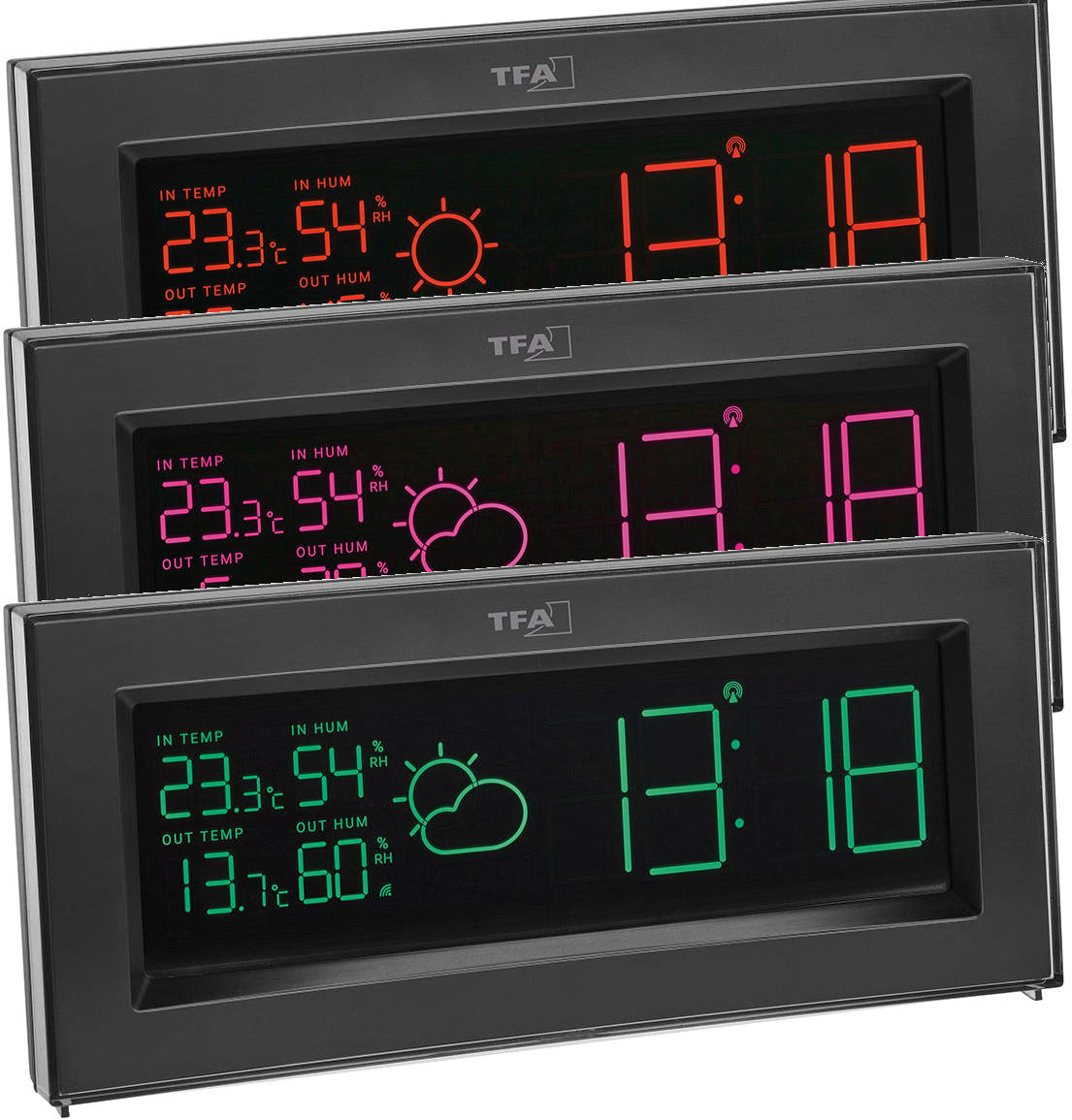 BL-MA10901-35.1147 Station Météo Thermo/hygro couleurs variables (compatible Mobile Alerts) TFA
<---Cliquez sur l'image pour agrandir---> BL-MA10901-35.1147 Station Météo Thermo/hygro couleurs variables (compatible Mobile Alerts) TFA