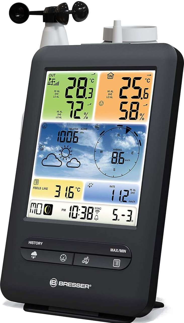 NB-7002585-WSX1001 Station Météo Pro wifi avec pression, capteur 5 en 1 7002585, WSX1001, 7002580, 7002581 ... BRESSER
<---Cliquez sur l'image pour agrandir---> NB-7002585-WSX1001 Station Météo Pro wifi avec pression, capteur 5 en 1 7002585, WSX1001, 7002580, 7002581 ... BRESSER