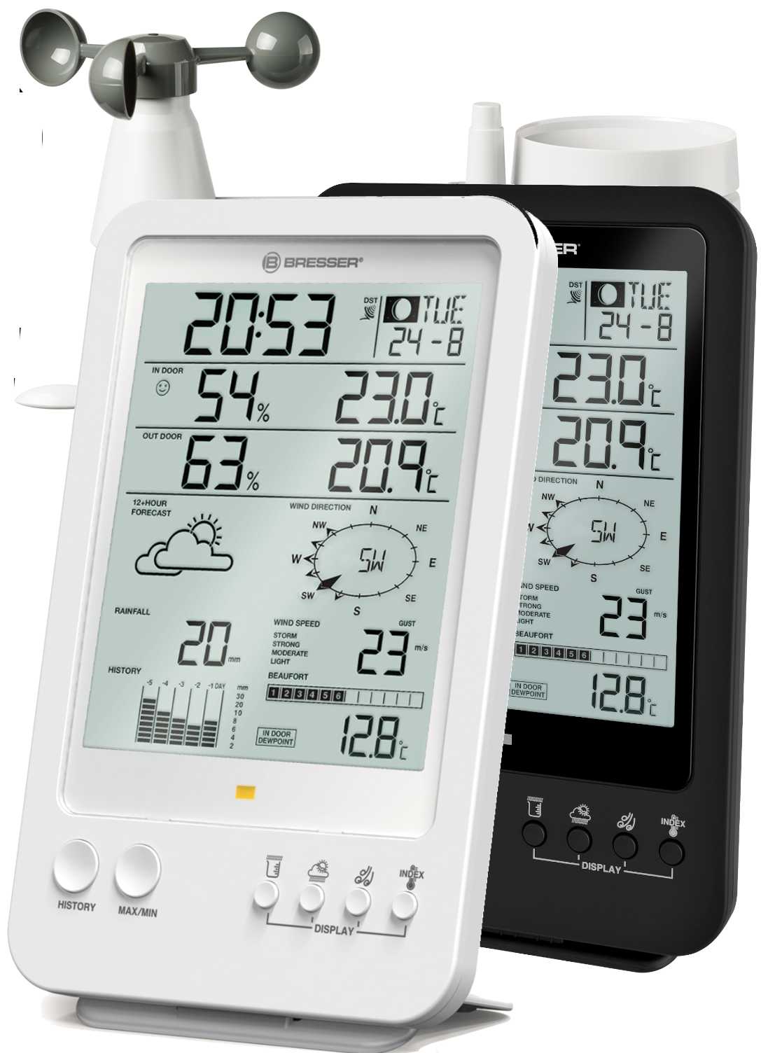 Station5en1+ECR.+9AA Station Météo Pro complète avec deuxi écrans, alarmes et capteur 5 en 1 (sans connexion PC) BRESSER
<---Cliquez sur l'image pour agrandir---> Station5en1+ECR.+9AA Station Météo Pro complète avec deuxi écrans, alarmes et capteur 5 en 1 (sans connexion PC) BRESSER