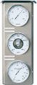 F-823-01-Fischer Baromètre Thermo Hygro GEANT d´exterieur inox brossé ( 510 mm de haut) - F-823-01