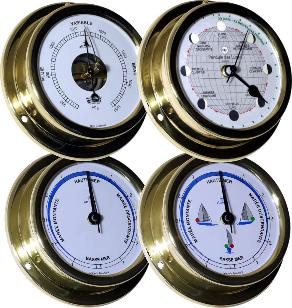 Alt-858 Gamme Baromètre, Indicateur marée ou de phase de Lune diam 127 mm ALTITUDE
<---Cliquez sur l'image pour agrandir---> Alt-858 Gamme Baromètre, Indicateur marée ou de phase de Lune diam 127 mm ALTITUDE