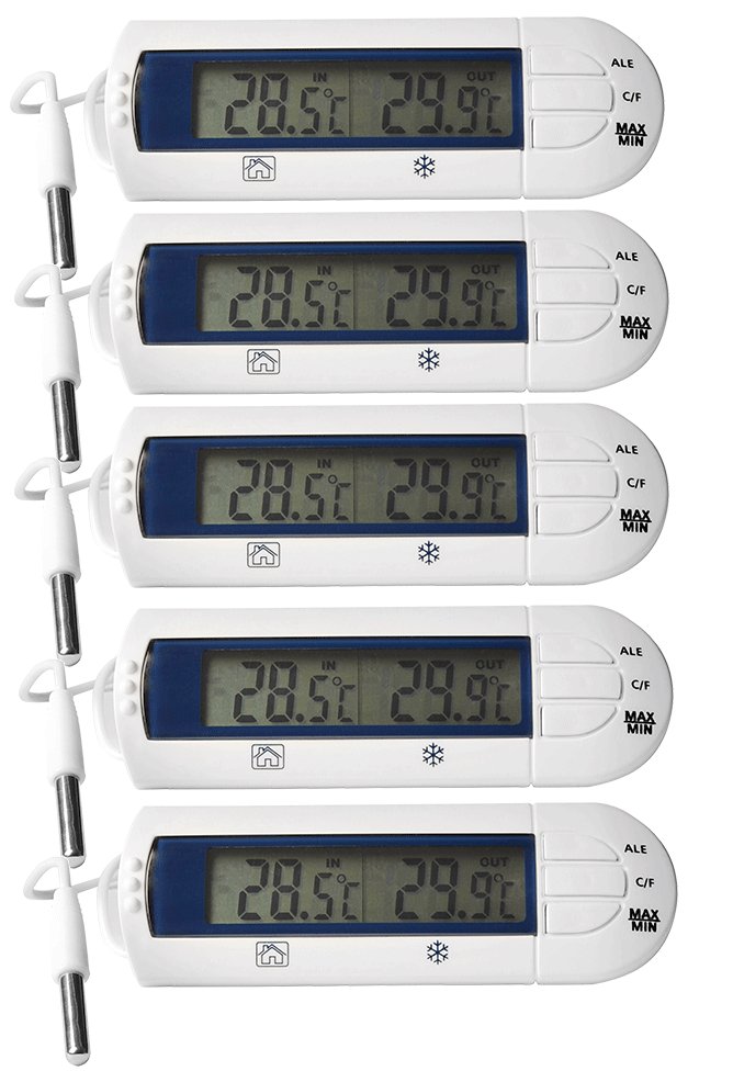 BL-LOT-TE4719x5 °BL lot de 5 Thermomètre de frigo et congélateur avec alarme
<---Cliquez sur l'image pour agrandir---> BL-LOT-TE4719x5 °BL lot de 5 Thermomètre de frigo et congélateur avec alarme
