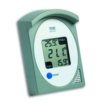 T-30.1017-10 Thermomètre extérieur mini maxi avec affichage des mini et maxi TFA
<---Cliquez sur l'image pour agrandir---> T-30.1017-10 Thermomètre extérieur mini maxi avec affichage des mini et maxi TFA