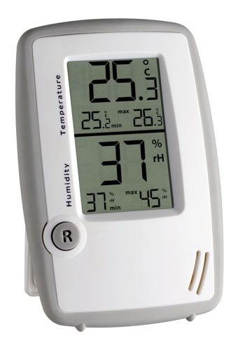 T-30.5015 Thermomètre /Hygromètre affichage des mini/maxi permanent TFA
<---Cliquez sur l'image pour agrandir---> T-30.5015 Thermomètre /Hygromètre affichage des mini/maxi permanent TFA