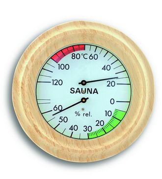 T-40.100x Hygromètre synthétique et Thermomètre de sauna de précision TFA
<---Cliquez sur l'image pour agrandir---> T-40.100x Hygromètre synthétique et Thermomètre de sauna de précision TFA