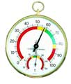 T-45.2000-TFA Hygromètre à Cheveu et Thermomètre pour serres et jardin dhiver - T-45.2000