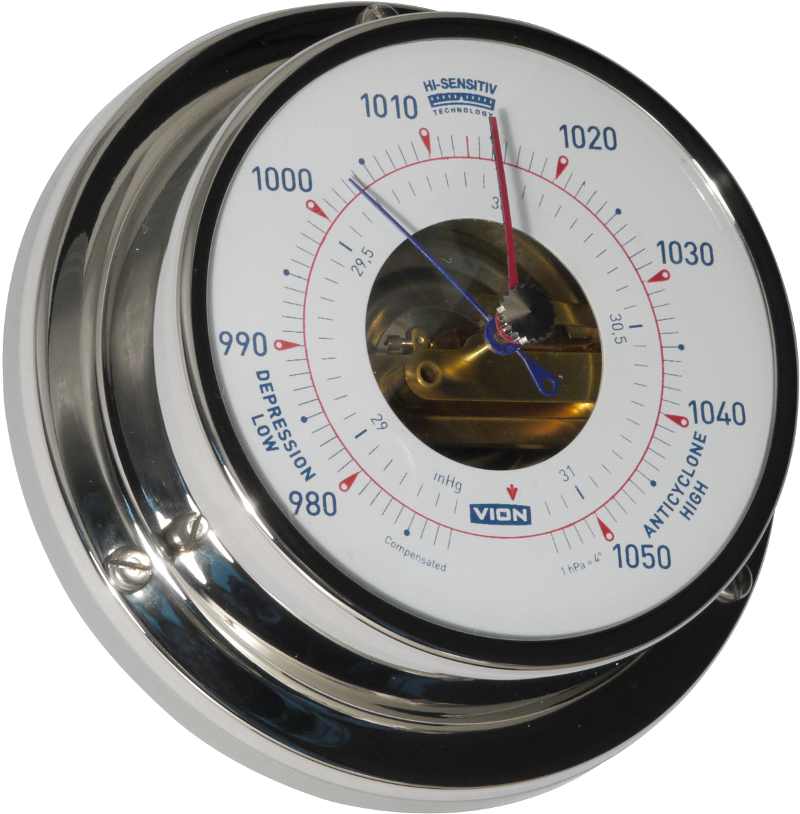 V-A-80 Baromètre HI-SENS ou indicateur de marée inox Hi-Sensitiv diam: 95 mm (mouvement apparent) VION
<---Cliquez sur l'image pour agrandir---> V-A-80 Baromètre HI-SENS ou indicateur de marée inox Hi-Sensitiv diam: 95 mm (mouvement apparent) VION