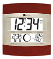WS6118-LA CROSSE TECHNOLOGY Horloge murale radio-pilotée Température extérieure et phase de lune - WS6118