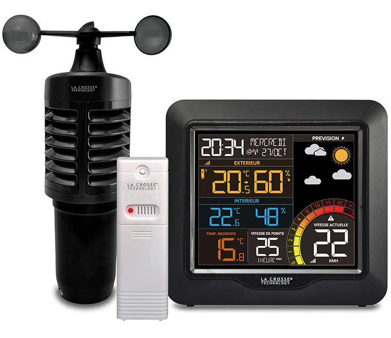 WS6861+5LR6+2LR14 Station Météo Anémomètre Température et hygrometrie. LA CROSSE TECHNOLOGY
<---Cliquez sur l'image pour agrandir---> WS6861+5LR6+2LR14 Station Météo Anémomètre Température et hygrometrie. LA CROSSE TECHNOLOGY