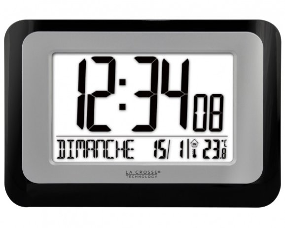 WS800x Horloge murale, date avec jour en Français, heure et température LA CROSSE TECHNOLOGY
<---Cliquez sur l'image pour agrandir---> WS800x Horloge murale, date avec jour en Français, heure et température LA CROSSE TECHNOLOGY