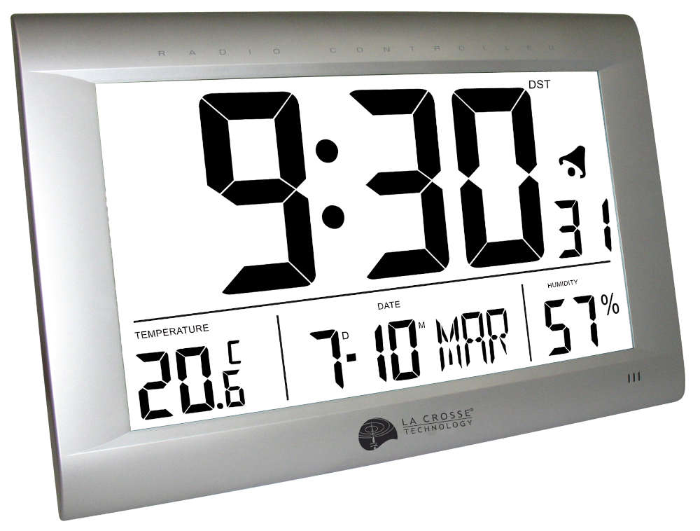 W8009 Horloge murale radio-pilotée GEANTE LA CROSSE TECHNOLOGY
<---Cliquez sur l'image pour agrandir---> W8009 Horloge murale radio-pilotée GEANTE LA CROSSE TECHNOLOGY