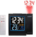 WT552-LA CROSSE TECHNOLOGY Réveil Couleur avec projection, Température extérieure sans fil, port USB - WT552